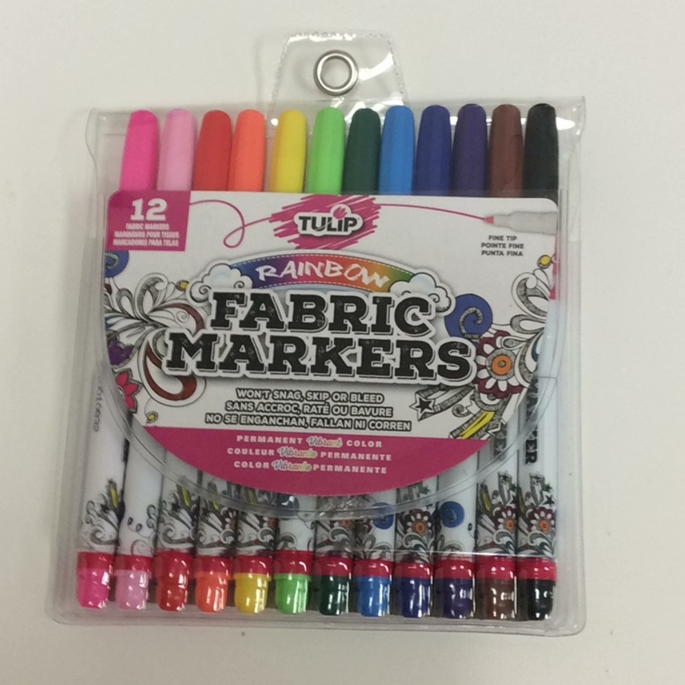 Tulip Rainbow Fabric Markers